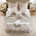 Shawnee - King 8 Piece Comforter Set - Blush - Simple Home Plus