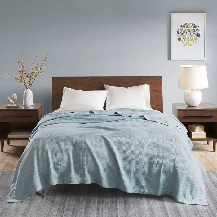 Egyptian Cotton - King Blanket - Light Blue - Simple Home Plus