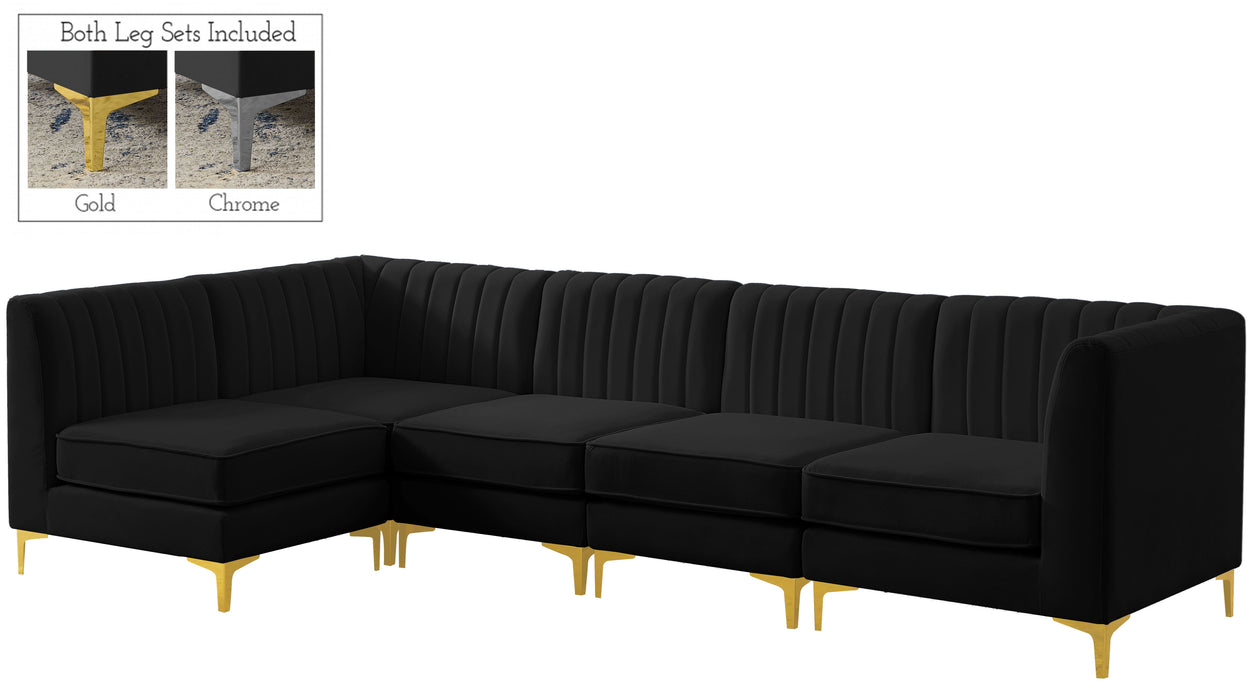 Alina - 5 Piece Modular Sectional - Simple Home Plus