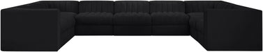 Rummi - Velvet Performance Fabric Upholstered 9 Piece Modular Sectional - Simple Home Plus