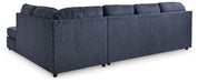 Albar Place - Sectional With Ottoman - Simple Home Plus