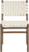 Entwine - Vegan Leather Upholstered Dining Chair - Painted Brown - Simple Home Plus