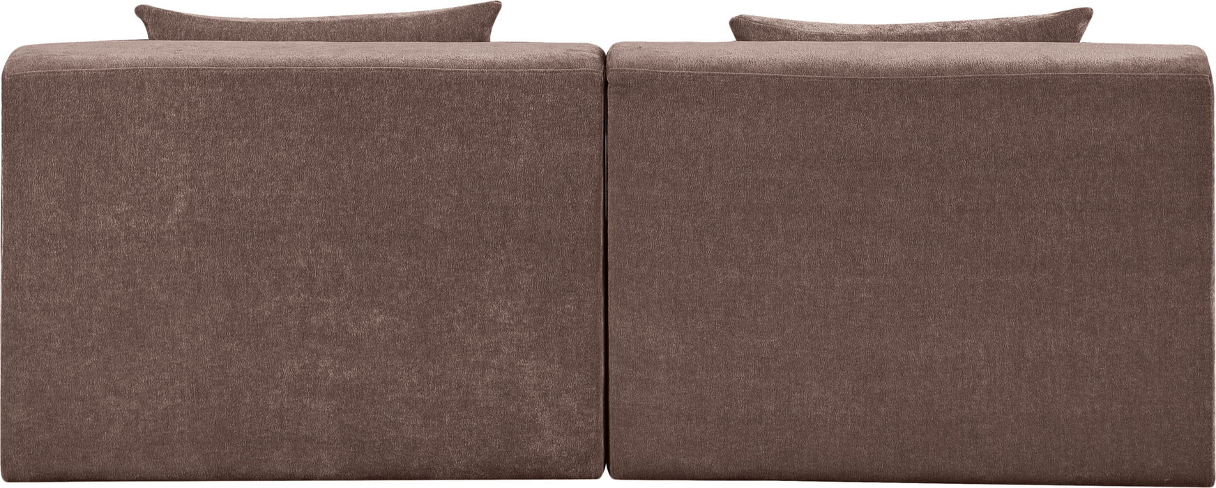 Stellar - 2 Piece 76" Upholstered Modular Armless Loveseat - Simple Home Plus