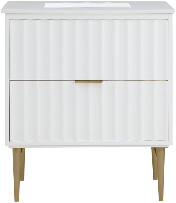 Modernist - Bathroom Vanity With Gold Legs - Simple Home Plus