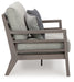 Hillside Barn - Gray / Brown - Loveseat W/Cushion - Simple Home Plus