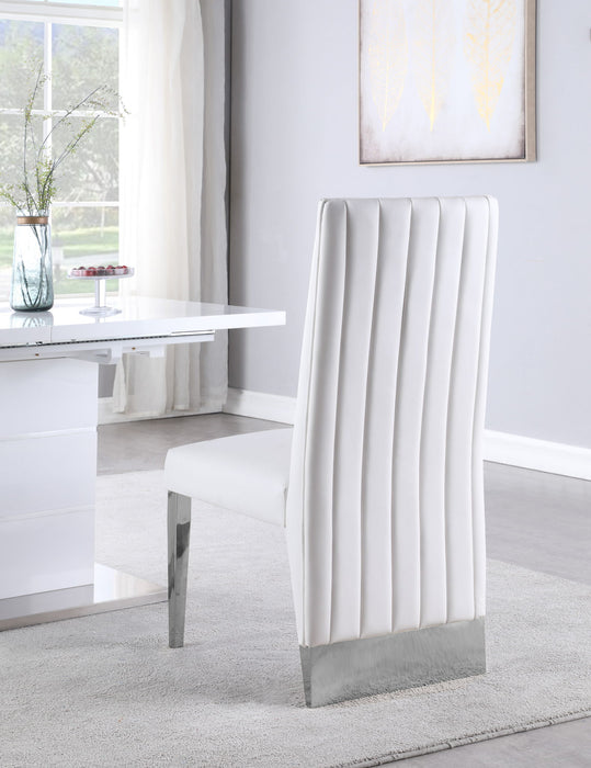 Porsha - Dining Chair (Set of 2) - Chrome Base - Simple Home Plus