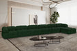 Ames - 7 Piece Boucle Fabric Modular L-Shaped Sectional - Simple Home Plus