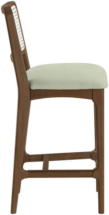 Atrium - Counter Stool With Brushed Brown Base (Set of 2) - Simple Home Plus
