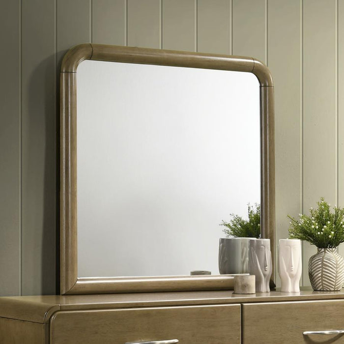 Amsbury - Dresser Mirror - Nutmeg - Simple Home Plus