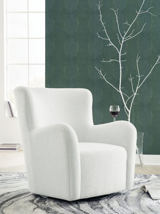 Rowenburg - Swivel Glider Accent Chair - Simple Home Plus