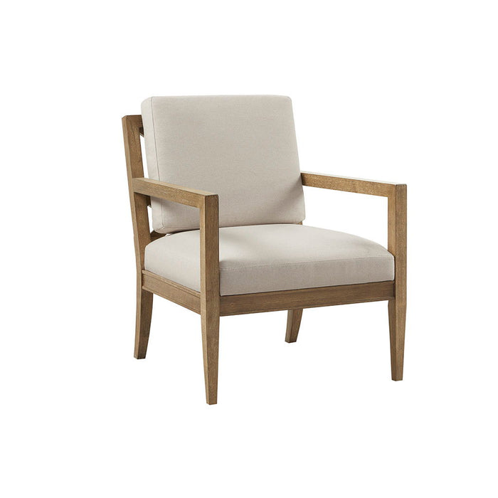 Tage - Upholstered Accent Armchair - Ivory - Simple Home Plus