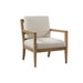 Tage - Upholstered Accent Armchair - Ivory - Simple Home Plus
