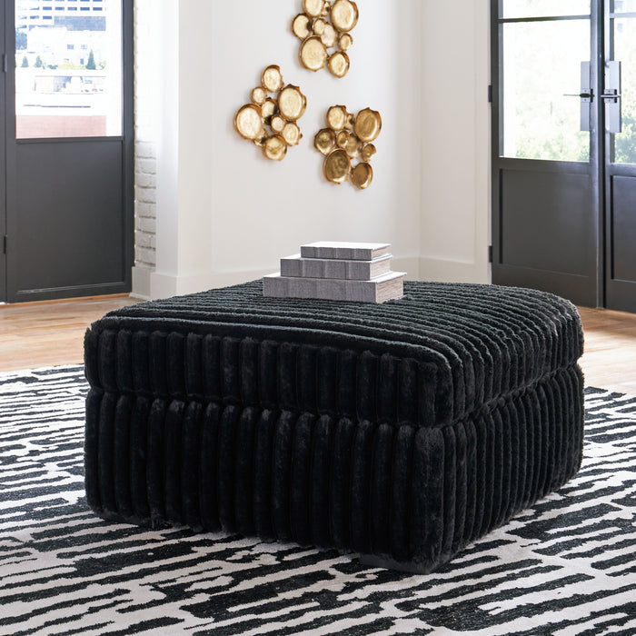 Midnight-Madness - Oversized Accent Ottoman - Simple Home Plus