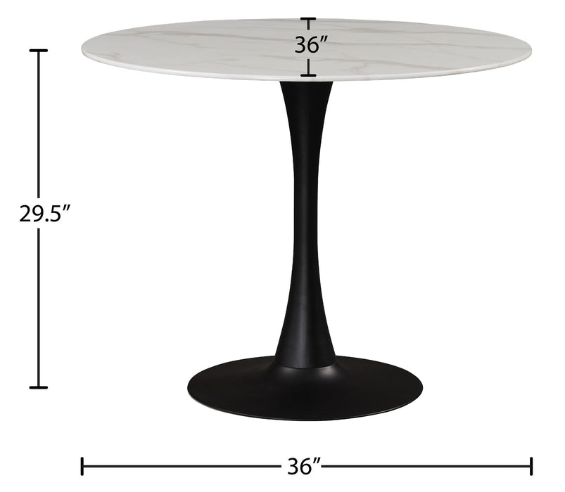 Tulip - Two Tone Dining Table - Simple Home Plus