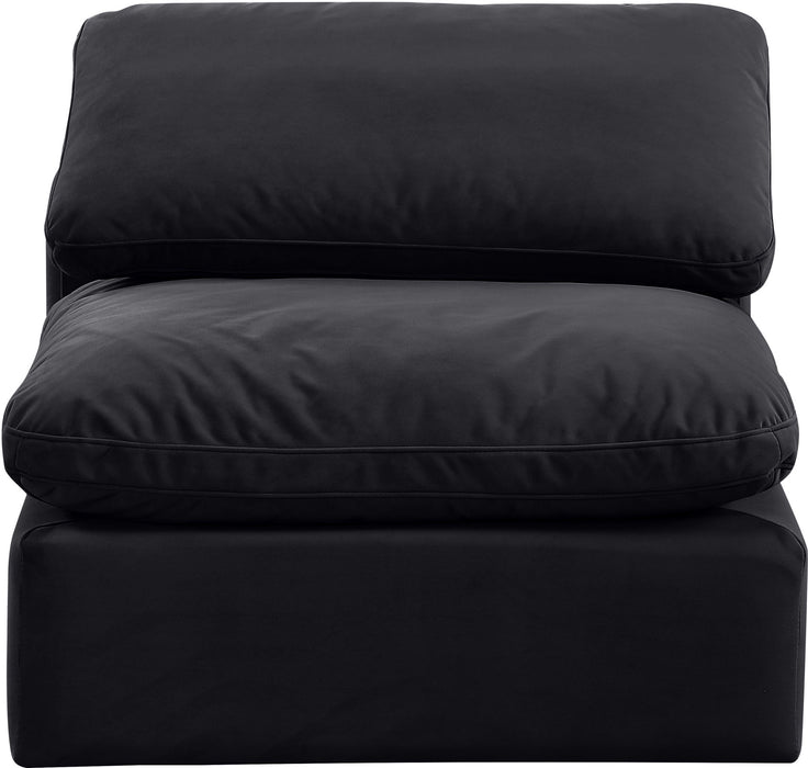 Indulge - Velvet Armless Chair - Simple Home Plus