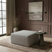 Arc - Boucle Fabric Ottoman - Simple Home Plus
