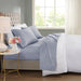 600 Thread Count - Cooling Cotton Blend 4-Piece Sheet Set - Blue - Simple Home Plus