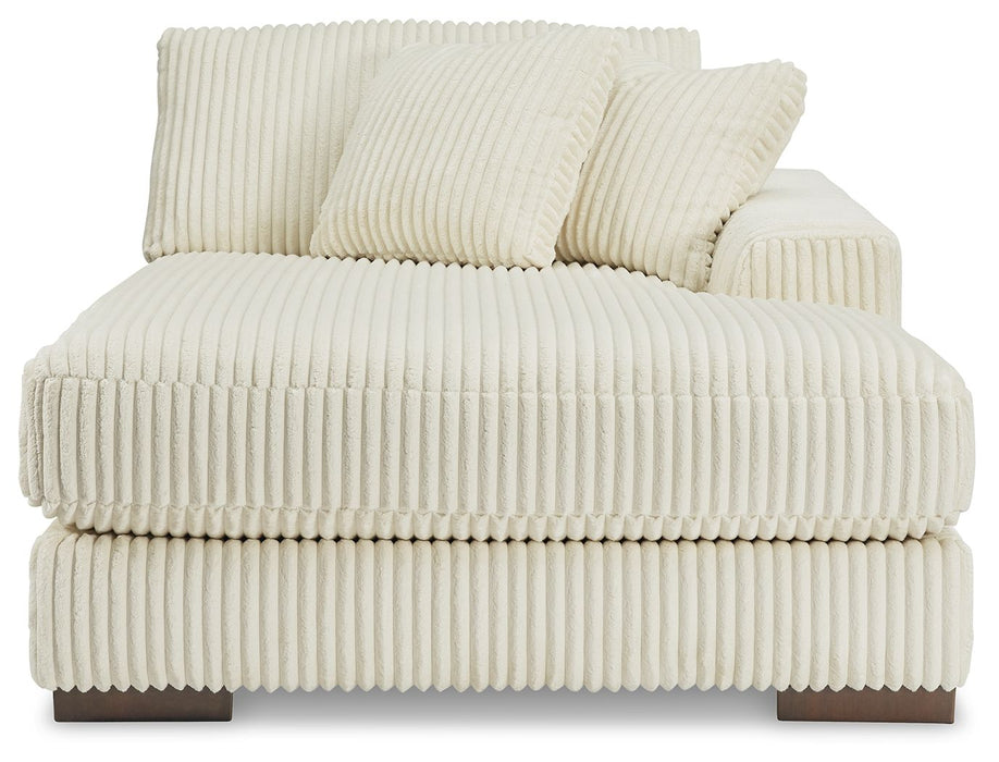 Lindyn - RAF Corner Chaise - Ivory - Simple Home Plus