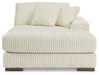 Lindyn - RAF Corner Chaise - Ivory - Simple Home Plus