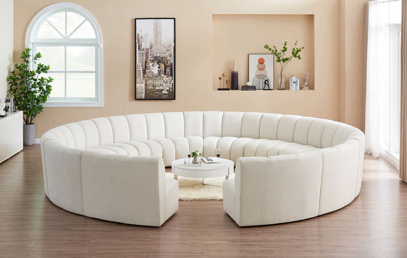 Infinity - 12 Piece Boucle Modular Sectional