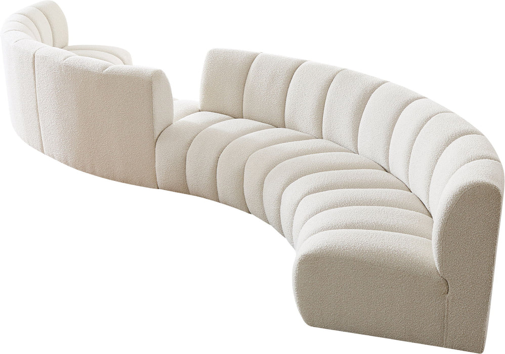 Infinity - 6 Piece Boucle Modular Sectional - Simple Home Plus