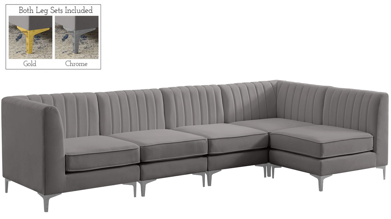 Alina - 5 Piece Modular Sectional - Simple Home Plus
