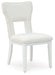 Chalanna - White - Dining Upholstered Side Chair (Set of 2) - Simple Home Plus
