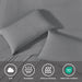 Ice Touch - King Sublime Serenity Luxury Sheet Set - Gray - Simple Home Plus