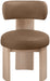 Atelier - Vegan Leather Upholstered Dining Chair (Set of 2) - Painted Natural Frame - Simple Home Plus
