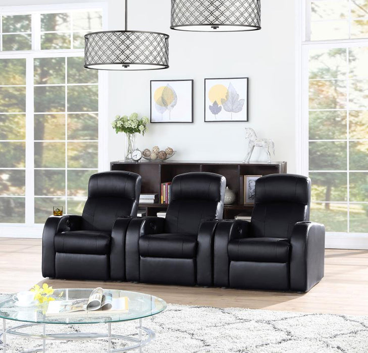 Cyrus - Upholstered Home Theater Seating - Simple Home Plus
