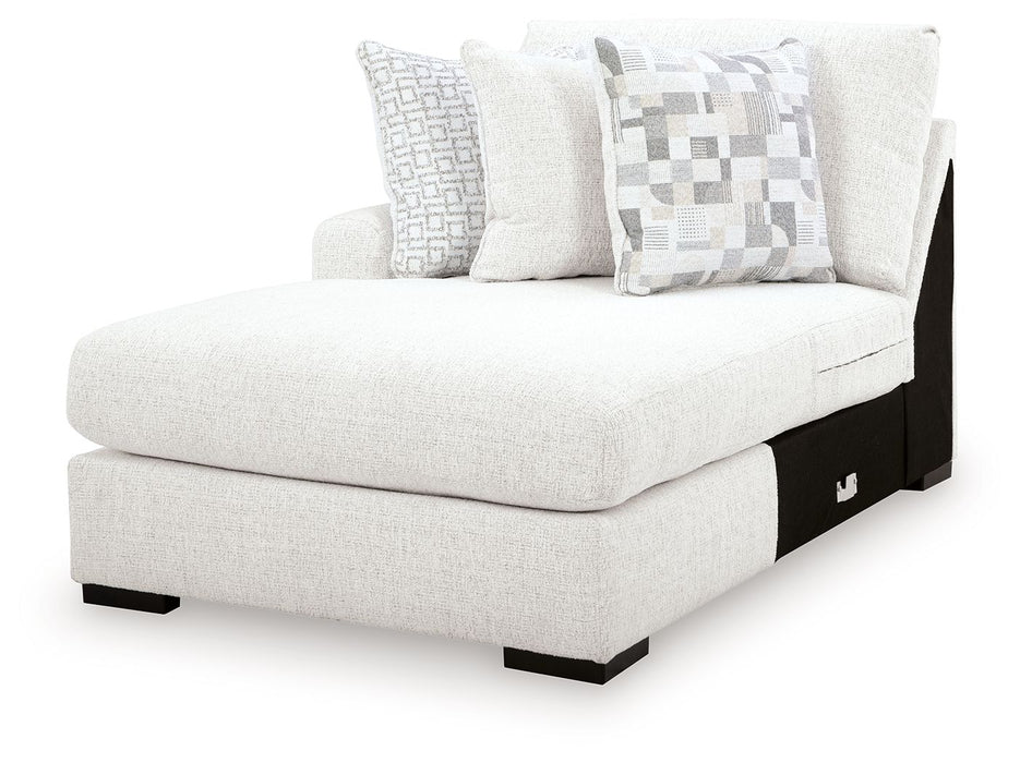 Misty-Lakes - LAF Corner Chaise - Chalk - Simple Home Plus