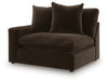 Maxton Heights - LAF Corner Chair - Bittersweet - Simple Home Plus