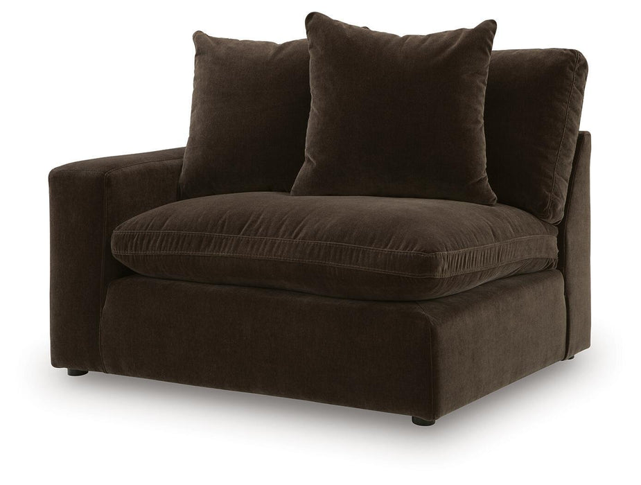Maxton Heights - LAF Corner Chair - Bittersweet - Simple Home Plus