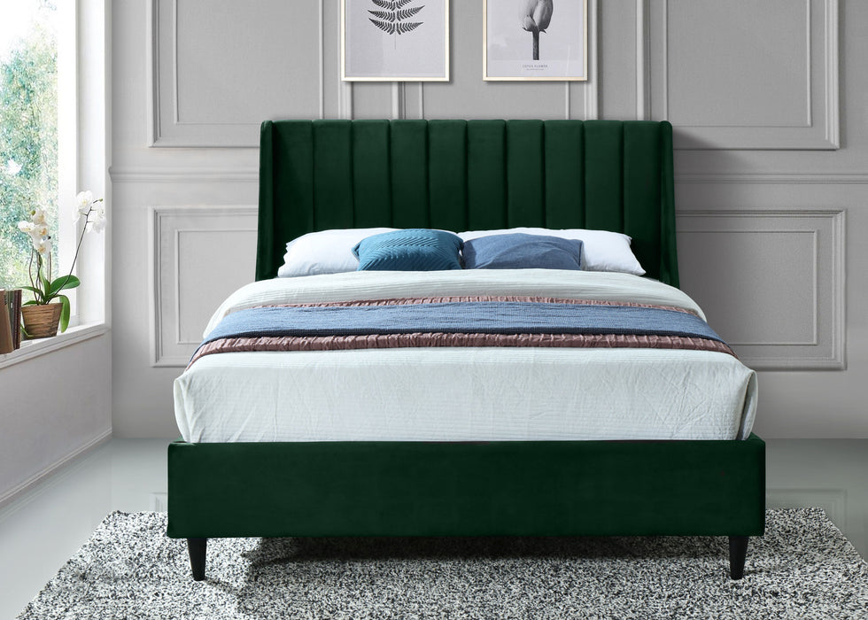 Eva - Velvet Bed - Simple Home Plus