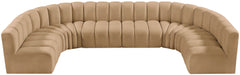 Arc - Velvet Modular U-Shaped Sectional - Simple Home Plus