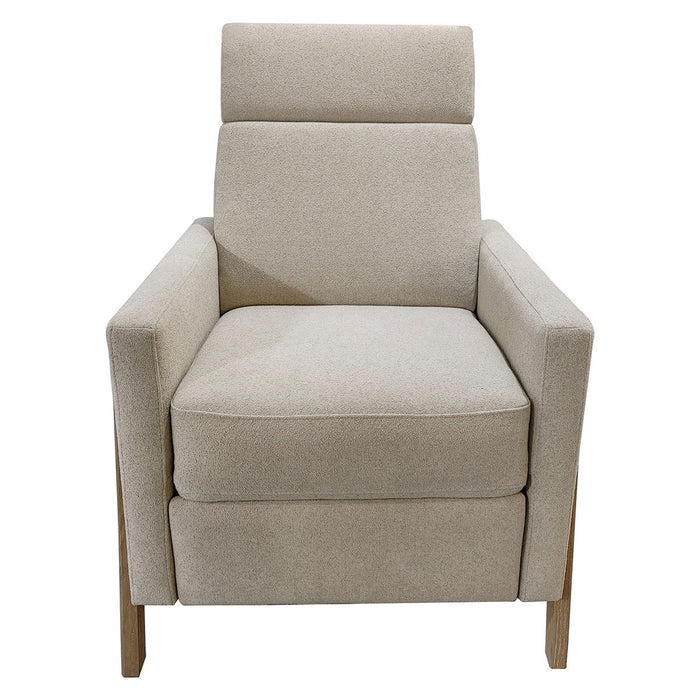 Luna - Recliner With Frame - Beige - Simple Home Plus