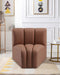 Arc - Faux Leather Curved Corner Chair - Simple Home Plus