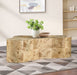 Zaire - Burl Wood Coffee Table - Simple Home Plus