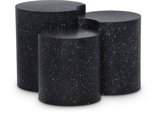 Dimple - 20" 3 Piece Modular End Table - Terazzo Finish - Simple Home Plus