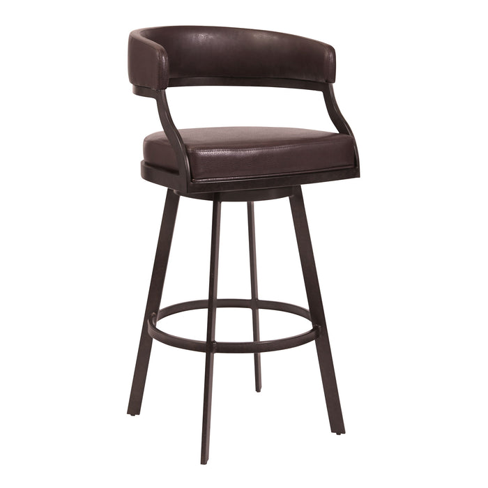 Saturn - Swivel Bar Stool - Auburn Bay Legs - Simple Home Plus