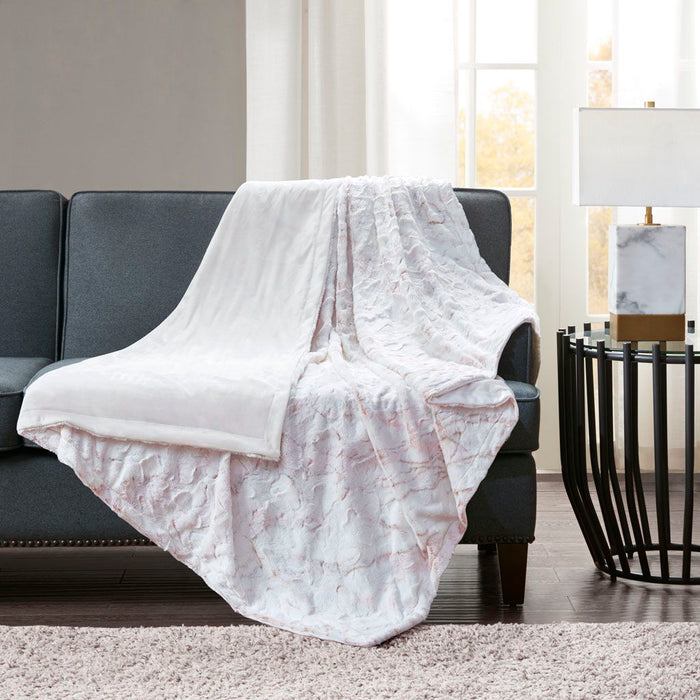 Sachi - Oversized Throw - Blush - Simple Home Plus