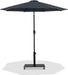 Fiji - Aluminum Patio Umbrella With Square Black Base - Simple Home Plus