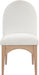 Waldorf - Chenille Dining Side Chair With Natural Legs - Simple Home Plus