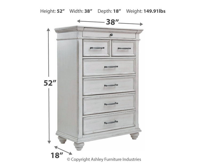 Kanwyn - Whitewash - Chest - Simple Home Plus
