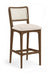 Atrium - Upholstered Bar Stool (Set of 2) - Brushed Brown Frame - Simple Home Plus