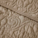 Quebec - Oversized Quilted Throw - Khaki - Simple Home Plus