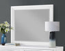 Marielle - Dresser Mirror - Distressed White - Simple Home Plus