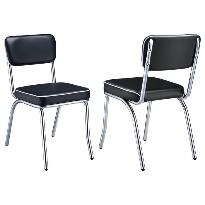 Retro - Upholstered Dining Side Chair (Set of 2) - Simple Home Plus