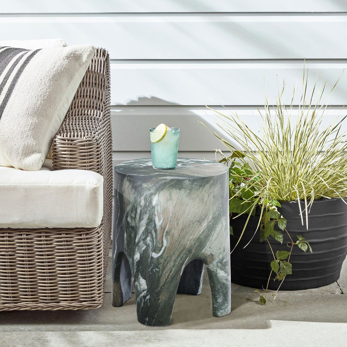 Foligno - Concrete End Table - Simple Home Plus
