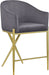 Xavier - Counter Stool with Gold Legs - Simple Home Plus
